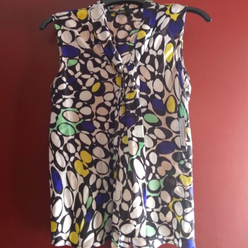 Nine West Tie Front Top